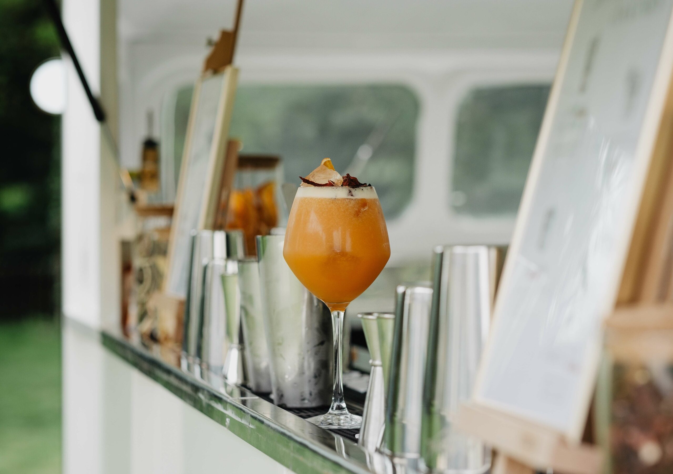 Bar à cocktails pour un mariage